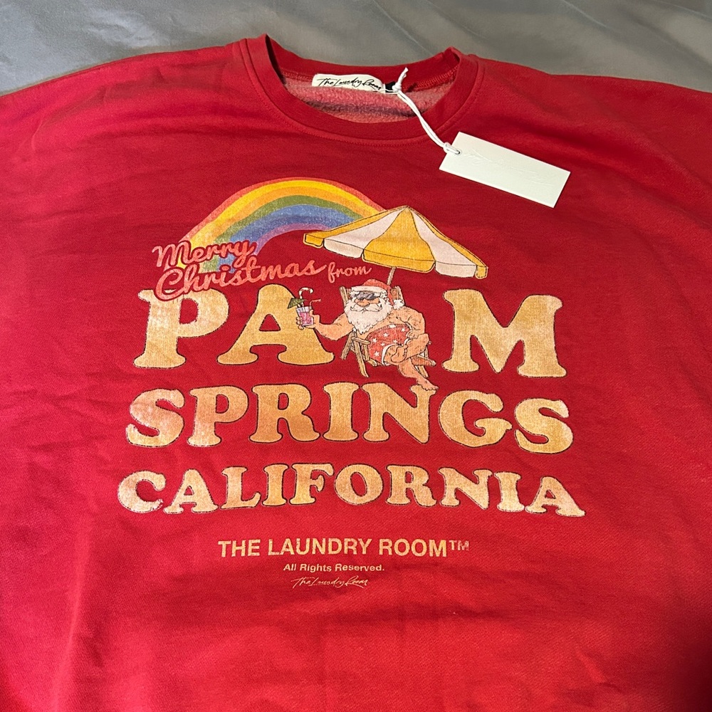The Laundry Room - Merry Christmas From Palm Springs Sweatshirt